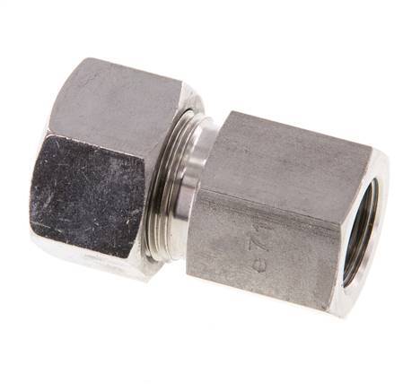 G 3/8'' x 15L Stainless steel Straight Cutting Ring 315 Bar DIN 2353