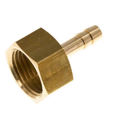 G 1/2'' x 6mm Brass Hose barb 16 Bar [2 Pieces]