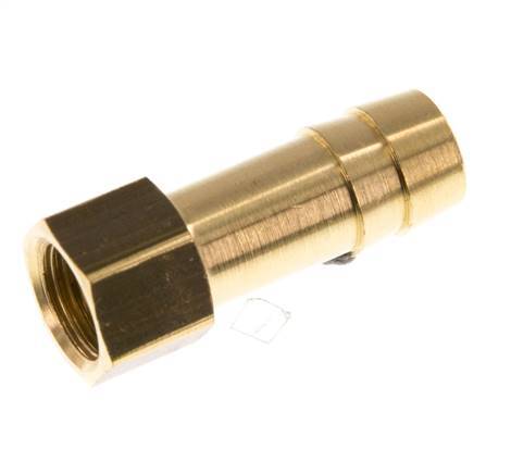 G 1/8'' x 9mm Brass Hose barb 16 Bar [2 Pieces]