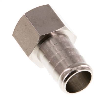 G 3/8'' x 13mm Nickel plated Brass Hose barb 16 Bar [2 Pieces]