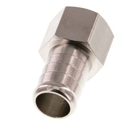 G 3/8'' x 13mm Nickel plated Brass Hose barb 16 Bar [2 Pieces]