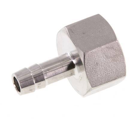 G 1/2'' x 8mm Stainless steel Hose barb 40 Bar