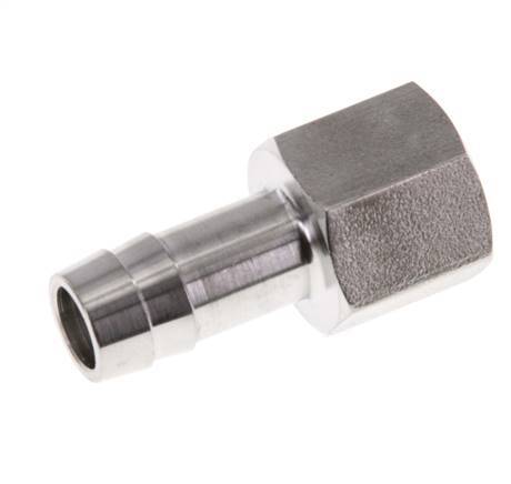 G 1/4'' x 10mm Stainless steel Hose barb 40 Bar