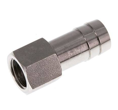 G 1/4'' x 13mm Stainless steel Hose barb 40 Bar