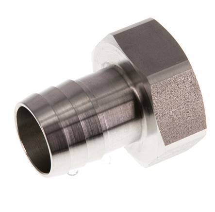 G 1'' x 25mm Stainless steel Hose barb 40 Bar