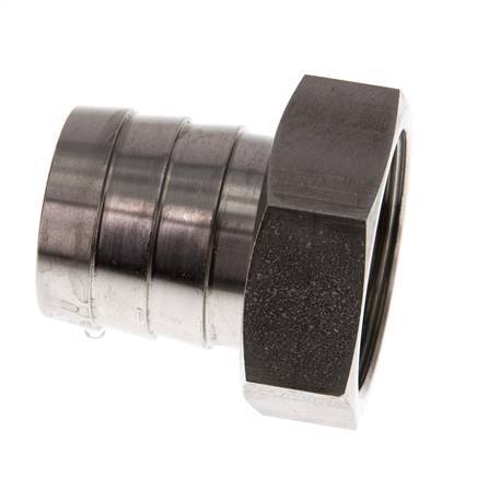 G 1 1/2'' x 38mm Stainless steel Hose barb 40 Bar