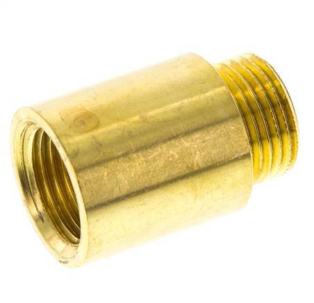 G 1/2'' F/M Brass Extension DIN 3523 - 30 mm