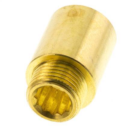 G 1/2'' F/M Brass Extension DIN 3523 - 30 mm