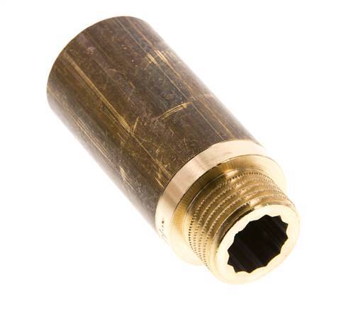 G 1/2'' F/M Brass Extension DIN 3523 - 50 mm