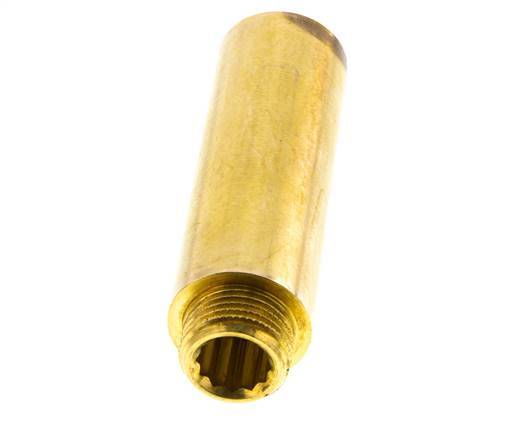G 1/2'' F/M Brass Extension DIN 3523 - 80 mm