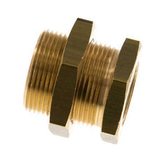 G 1/2'' x M28x1.5 F/M Brass Bulkhead Fitting 16 Bar