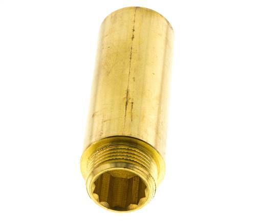G 3/4'' F/M Brass Extension DIN 3523 - 80 mm