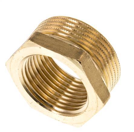 G 1'' x G 1 1/4'' F/M Brass Reducing Ring 16 Bar