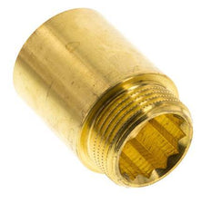 G 1'' F/M Brass Extension DIN 3523 - 40 mm