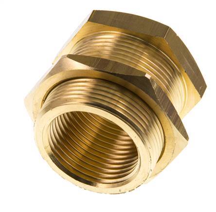 G 1'' x M42x2 F/M Brass Bulkhead Fitting 16 Bar