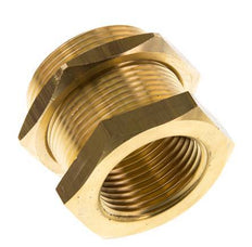 G 1'' x M42x2 F/M Brass Bulkhead Fitting 16 Bar