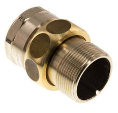 Rp 1 1/2'' x R 1 1/2'' F/M Brass Double Nipple 3-pieces with Conically sealing 16 Bar