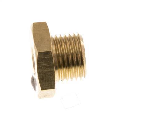 M5 x G 1/8'' F/M Brass Reducing Ring 16 Bar [10 Pieces]