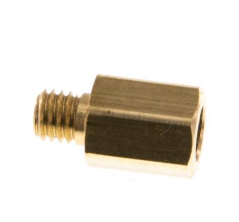 M5 F/M Brass Extension 16 Bar - 10 mm [5 Pieces]
