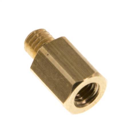 M5 F/M Brass Extension 16 Bar - 10 mm [5 Pieces]