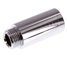 G 1/2'' F/M Chromium plated Brass Extension DIN 3523 - 50 mm