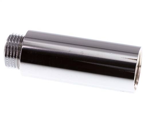 G 1/2'' F/M Chromium plated Brass Extension DIN 3523 - 65 mm