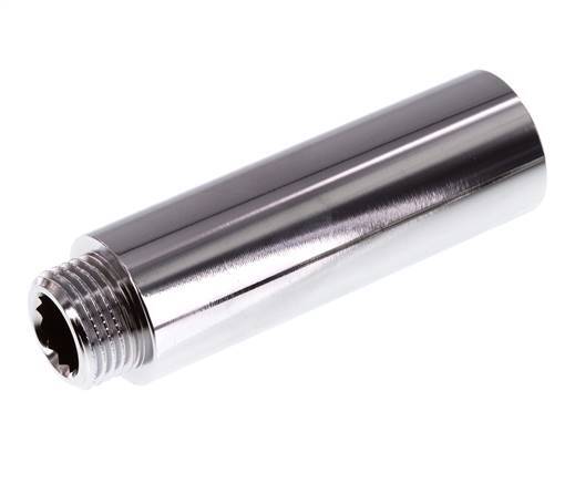 G 1/2'' F/M Chromium plated Brass Extension DIN 3523 - 80 mm