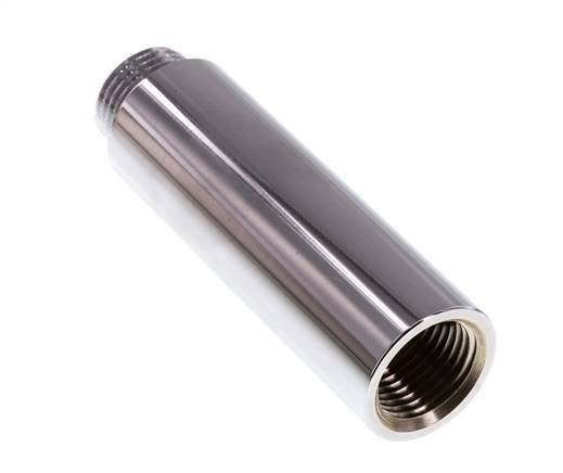 G 1/2'' F/M Chromium plated Brass Extension DIN 3523 - 80 mm