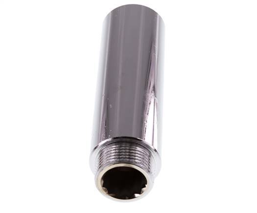 G 3/4'' F/M Chromium plated Brass Extension DIN 3523 - 100 mm
