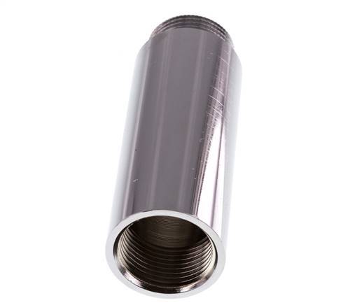 G 3/4'' F/M Chromium plated Brass Extension DIN 3523 - 80 mm