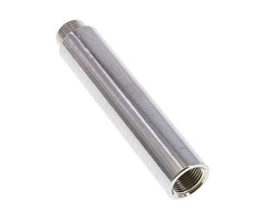 G 3/8'' F/M Chromium plated Brass Extension DIN 3523 - 100 mm