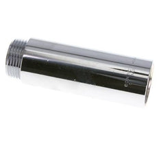 G 1'' F/M Chromium plated Brass Extension DIN 3523 - 100 mm