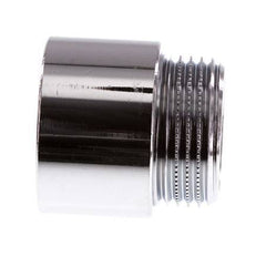 G 1'' F/M Chromium plated Brass Extension DIN 3523 - 25 mm