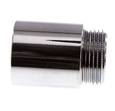 G 1'' F/M Chromium plated Brass Extension DIN 3523 - 40 mm