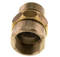 Rp 1 1/2'' x R 1 1/2'' F/M Brass Double Nipple 3-pieces with Flat sealing 16 Bar