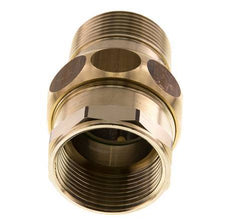 Rp 1 1/4'' x R 1 1/4'' F/M Brass Double Nipple 3-pieces with Flat sealing 16 Bar