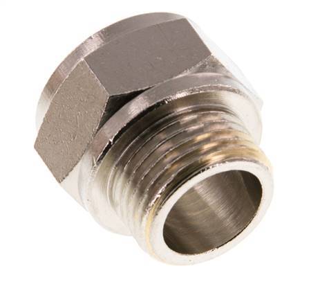G 1/2'' F/M Nickel plated Brass Extension 16 Bar - 16 mm [2 Pieces]