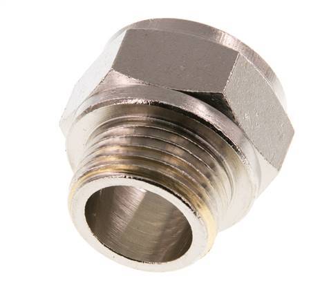 G 1/2'' F/M Nickel plated Brass Extension 16 Bar - 16 mm [2 Pieces]