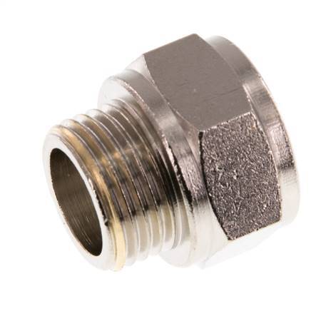 G 1/2'' F/M Nickel plated Brass Extension 16 Bar - 16 mm [2 Pieces]