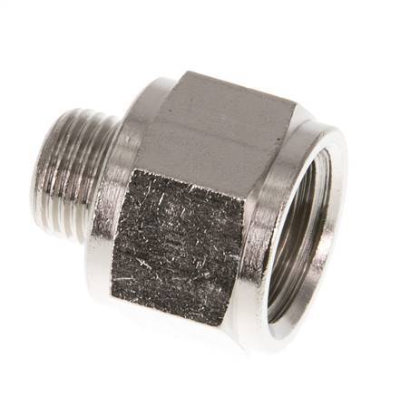 G 1/4'' x G 1/8'' F/M Nickel plated Brass Reducing Ring 16 Bar [5 Pieces]