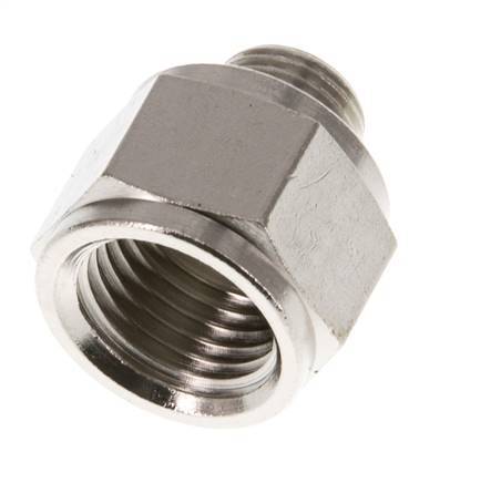 G 1/4'' x G 1/8'' F/M Nickel plated Brass Reducing Ring 16 Bar [5 Pieces]