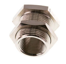 G 3/4'' x M34x2 F/M Nickel plated Brass Bulkhead Fitting 16 Bar