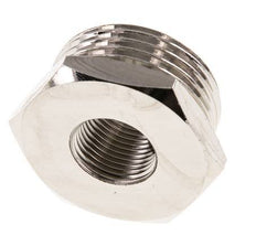 G 3/8'' x G 1'' F/M Nickel plated Brass Reducing Ring 16 Bar