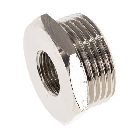 G 3/8'' x G 1'' F/M Nickel plated Brass Reducing Ring 16 Bar