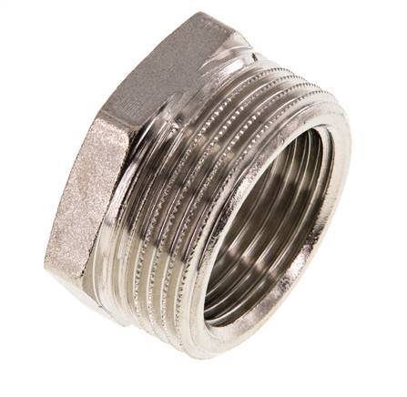 G 1'' x G 1 1/4'' F/M Nickel plated Brass Reducing Ring 16 Bar