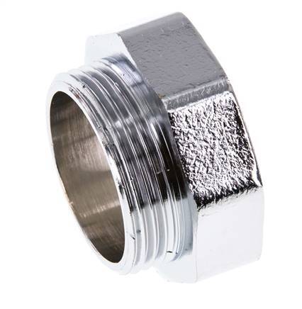 G 1 1/2'' x G 1 1/4'' F/M Nickel plated Brass Reducing Ring 16 Bar
