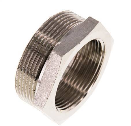 G 1 1/2'' x G 2'' F/M Nickel plated Brass Reducing Ring 16 Bar