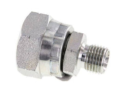 G 1/2'' x G 1/4'' F/M Zinc plated Steel Reducing Adapter 300 Bar - Hydraulic