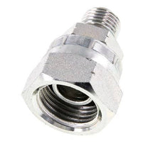 G 1/2'' x G 1/4'' F/M Zinc plated Steel Reducing Adapter 300 Bar - Hydraulic