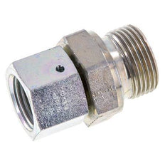G 1/2'' x G 3/4'' F/M Zinc plated Steel Reducing Adapter 300 Bar - Hydraulic